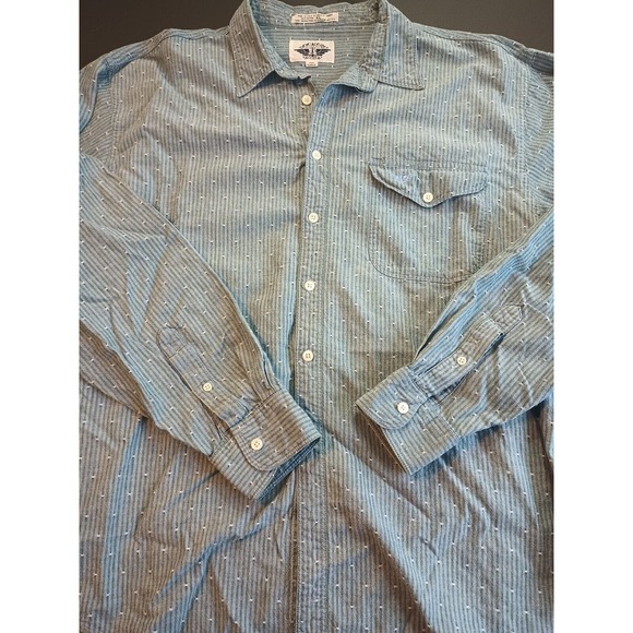 Vintage Dockers Men's Shirt Size XL Striped Button Down Long Sleeve Collared - Picture 1 of 12